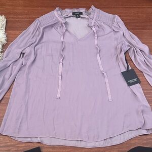 Vera Wang Women's Lavender Blouse